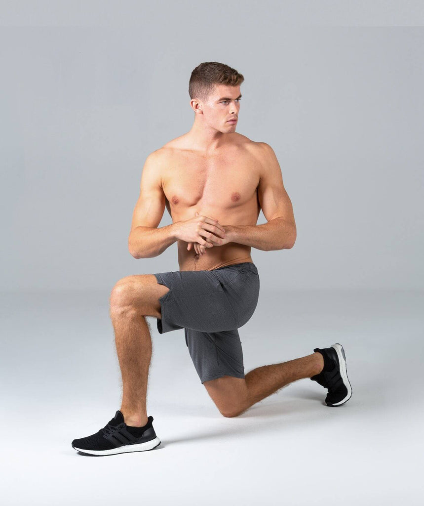 10 Inch Sports Shorts (Grey) - Machine Fitness