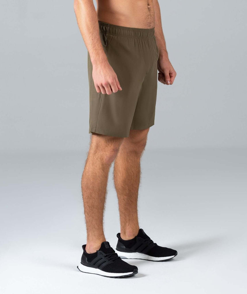 8 Inch Sports Shorts (Khaki) - Machine Fitness