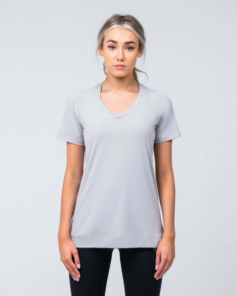 Boyfriend T-Shirt (Grey) - Machine Fitness