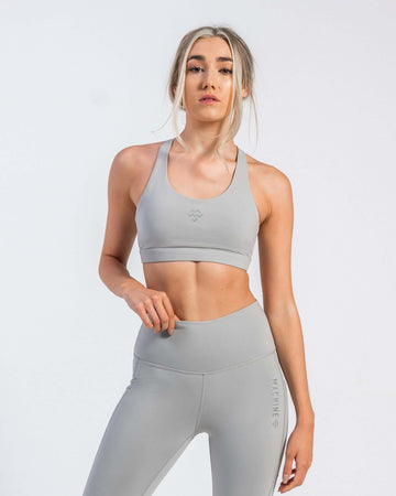 Core Sports Bra (Grey) - Machine Fitness