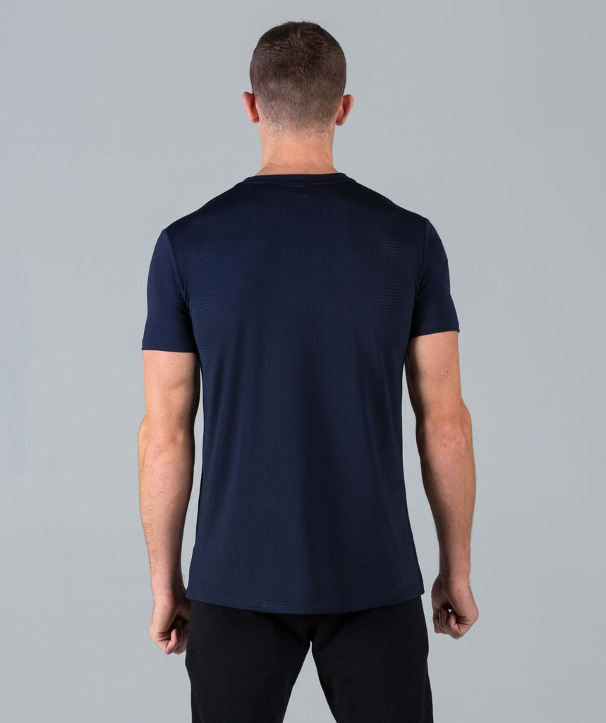 HyperFit V3 T-Shirt (Navy) - Machine Fitness