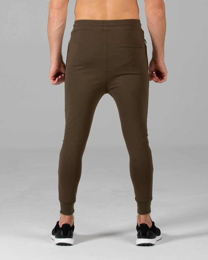 Rated Fitted Tapered Joggers (Khaki) - Machine Fitness